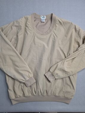 VINTAGE Winner Mate Jacket Mens XL Beige Golf‎ Collection Long Sleeve 90s